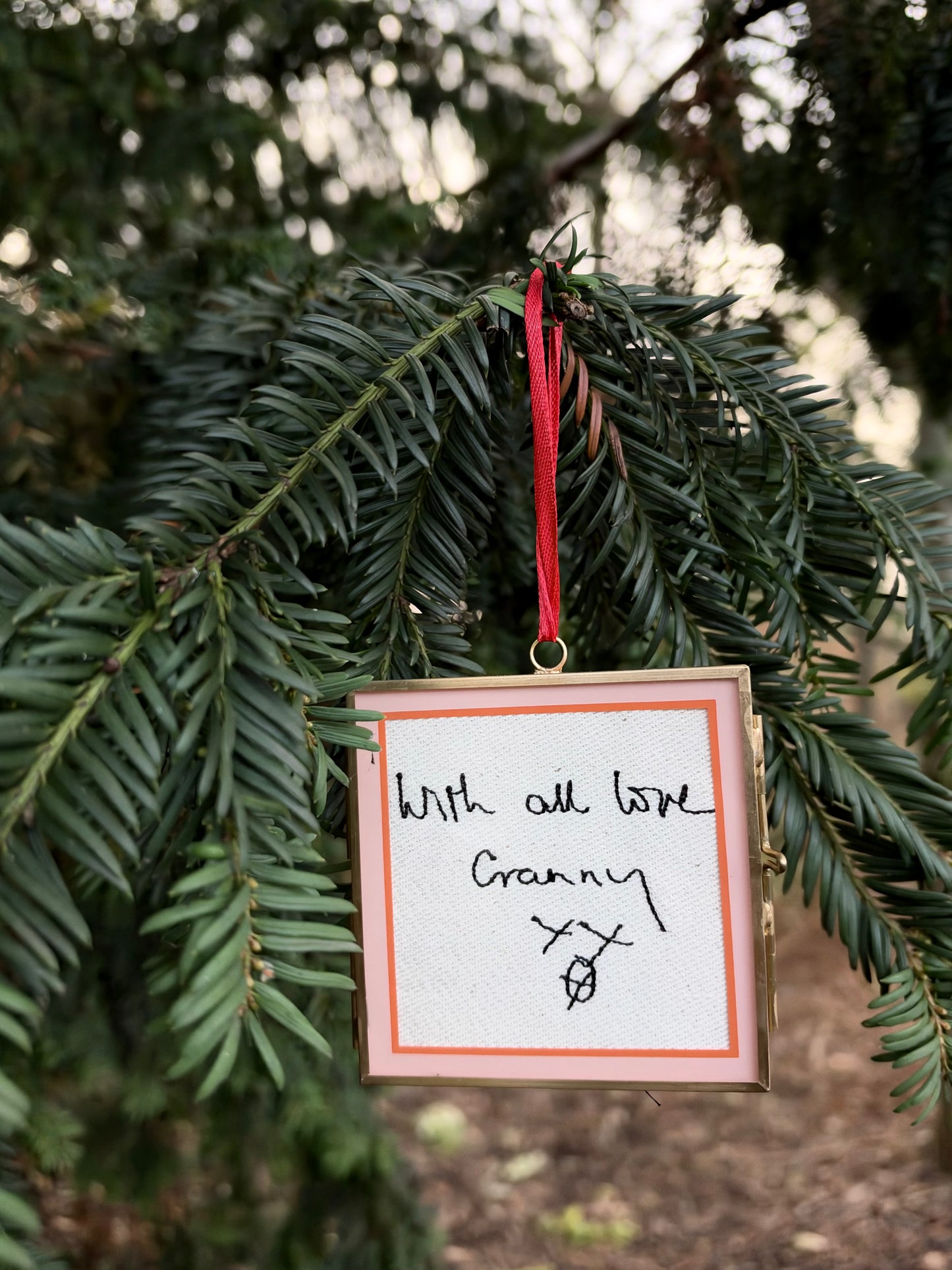 Embroidered Christmas Decoration