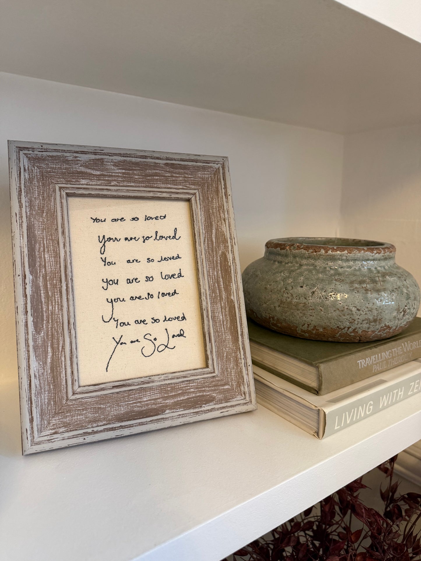 Embroidered Note
